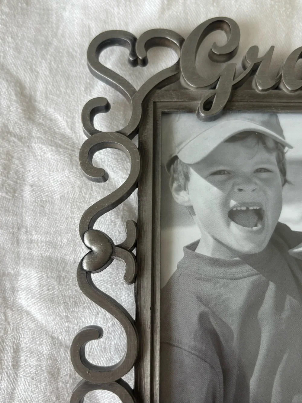 Grandkids Decorative Photo Frame - Gray